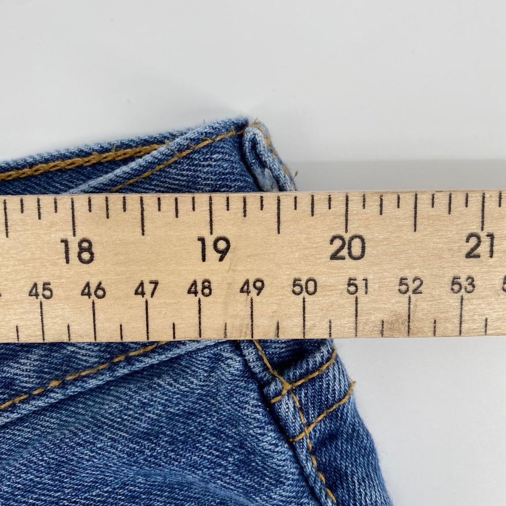 Levi Strauss 505 Jeans Mens W40 L30 Blue Straight Fit Denim Pants - Picture 8 of 10